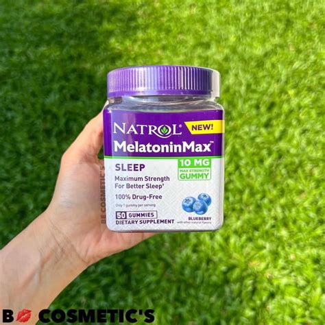 NATROL Melatonin Max Single 10mg Gummies รส #Blueberry (50 เม็ด) | LINE ...