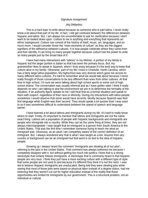 Image result for Signature Assignment Examples