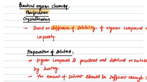 Practical Organic Chemistry: Purification & Crystallization Techniques ...