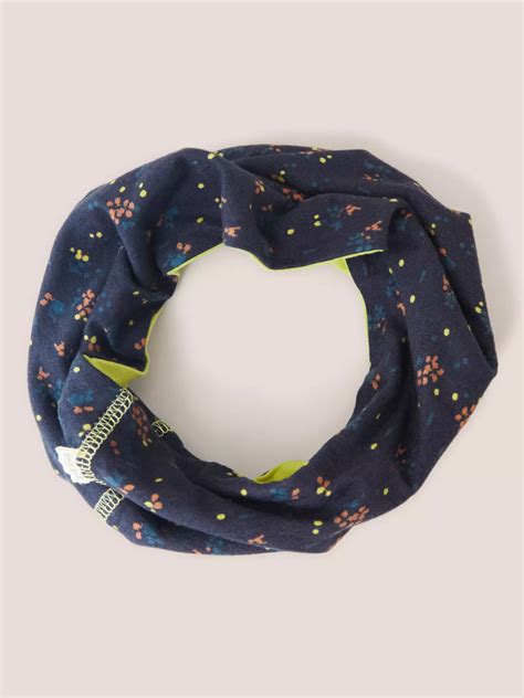 White Stuff Reversible Jersey Roll, Navy Multi