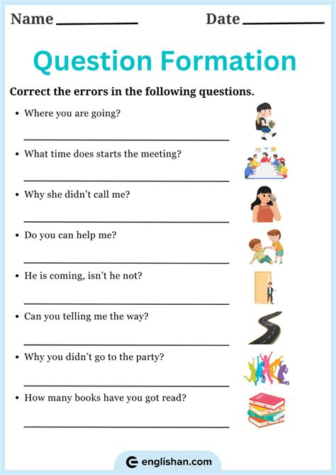 Question Formation Exercises 的图像结果