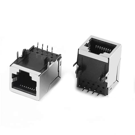 Buy Teansic 10 Pcs RJ45 Breakout Board Kit 8P8C 90 Degree Network ...