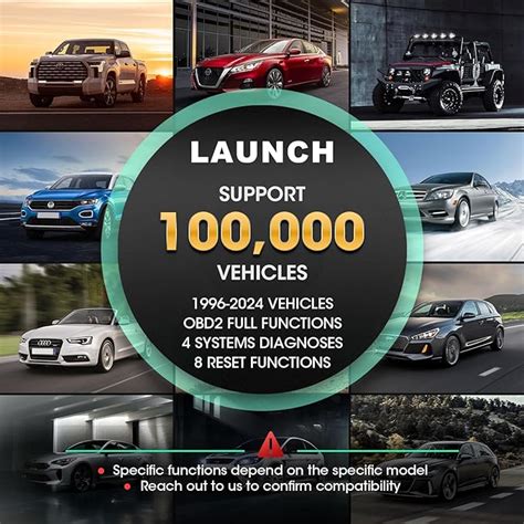 LAUNCH CRP129X Elite 2024 New OBD2 Scanner for Car, 8 Reset Oil/EPB/SA ...