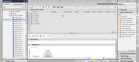 Image result for Using Function Blocks TIA Portal