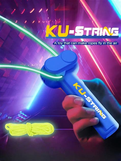 Rope Launcher, Rechargeable Electric Glow-In-The-Dark Creative ...