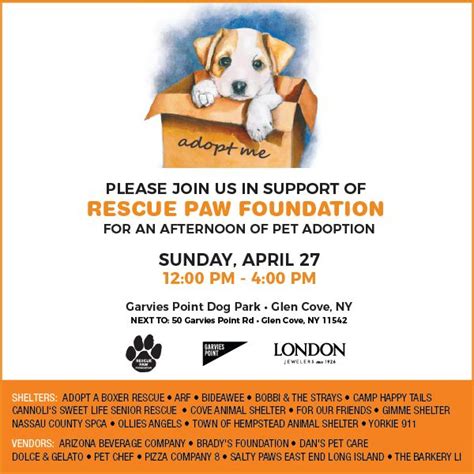 Garvies Point Adoption Event - DATE CHANGE, Garvies Point Dog Park ...