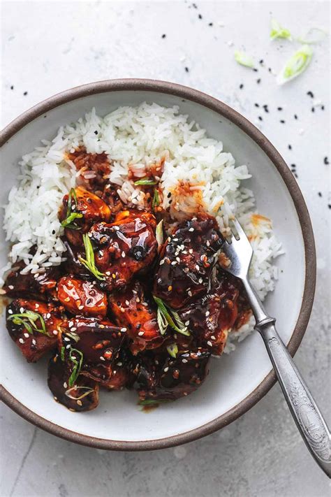 Korean BBQ Chicken | Creme De La Crumb