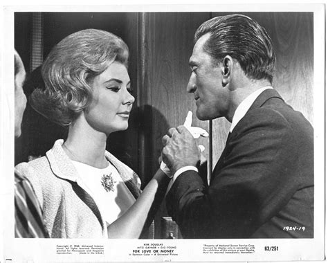 KIRK DOUGLAS MITZI GAYNOR FOR LOVE OR MONEY Movie Picture Photo Print ...