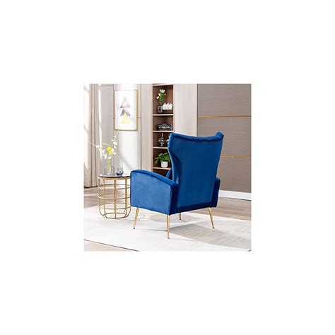 Buy DM Furniture Living Room Chairs Modern Accent Chair Set of 2 Velvet ...