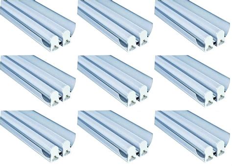 FOS 4-feet 48-WATT (Double) LED Tube Light - Pack of 9, Cool White ...