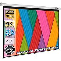 Inlight Premium Wall Autolock Projector Screen Size: - 7 Feet x 5 Feet ...