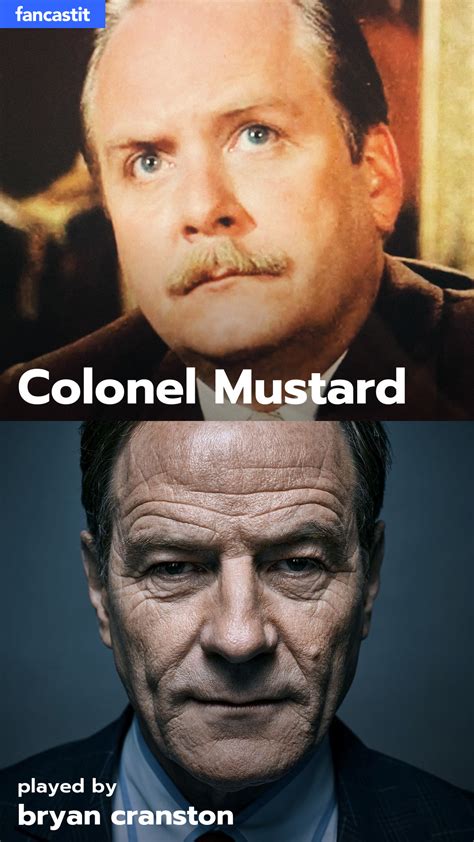 Colonel Mustard in Clue Remake | FanCastIt