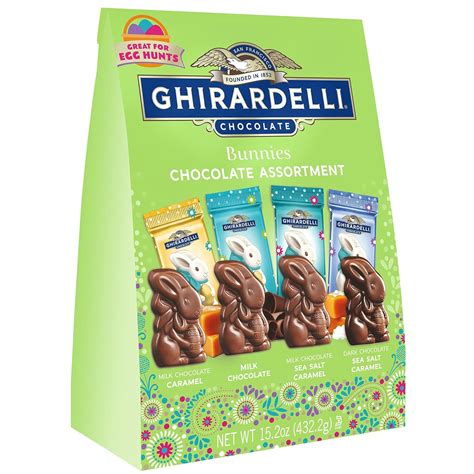 GHIRARDELLI Easter Bunnies Chocolate Assortment, 15.2 Oz /432g bag ...