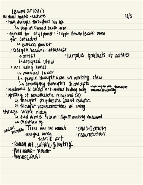 Image result for Handwritten Lecture Notes