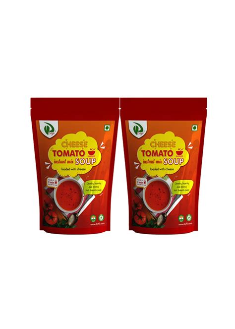 Get Instant Cheese Tomato Soup Premix - Pack of 2 - 200 Grams (100 ...