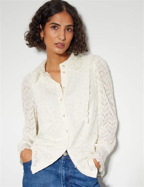Women’s Cream Shirts & Blouses at M&S