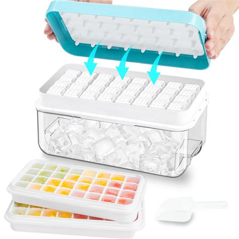 Ice Cube Tray with Lid & Bin – The Ice Game-Changer!