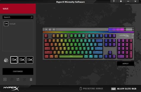Image result for HyperX Keyboard Light Control
