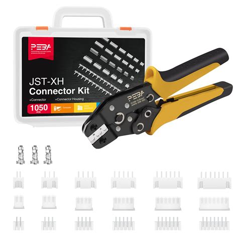 Buy JST-XH Crimping Tools Set 1050PCS 2.54mm JST Connectors Kit with ...
