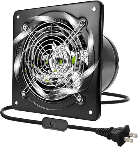 iMeshbean 10 Inch Exhaust Fan, 988CFM Wall Mount Exhaust Fan for ...