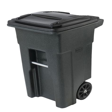 Toter 32 Gal. Trash Can Greenstone with Wheels and Lid – BrickSeek