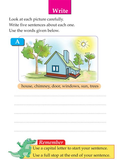Writing skill - grade 1 - picture composition (5) | Picture composition, Writing comprehension ...