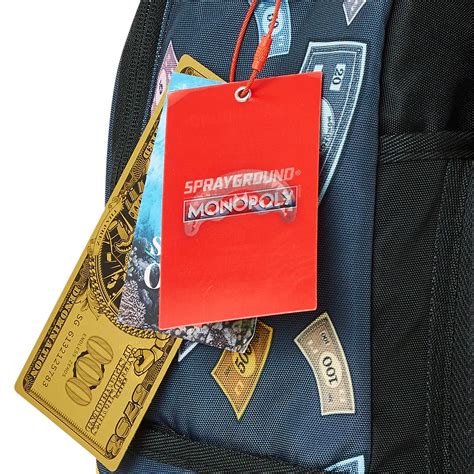 SPRAYGROUND Monopoly Money Bag DLXSR Backpack 910B4895NSZ - Shiekh