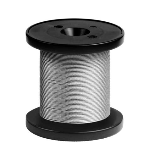 Bharat Wire Rope Stainless Steel 304 Wire Cable 1000 meter 2 mm 6x7 ...