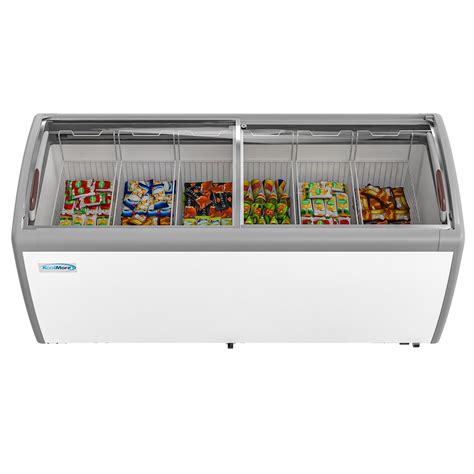 KoolMore 71 in. Commercial Ice Cream Display Freezer, 20 cu. ft ...