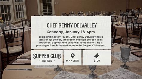 (SOLD OUT) Supper Club — Jan. 18, Allerton Park and Retreat Center ...
