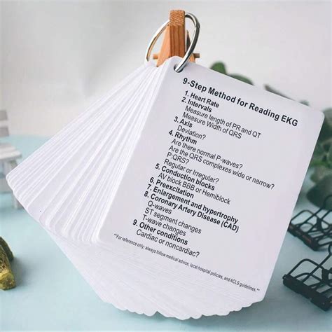 Cartões Guia de Aprendizado de Ritmo e Arritmia Eletrocardiográfica ...