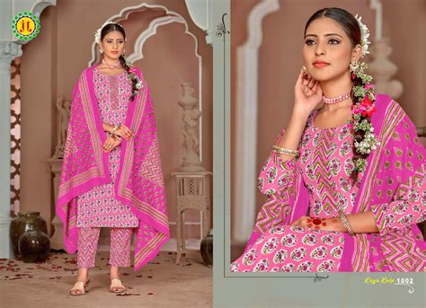 Jt Kaya Kalp Pure Cotton Ready Made Dress Collection