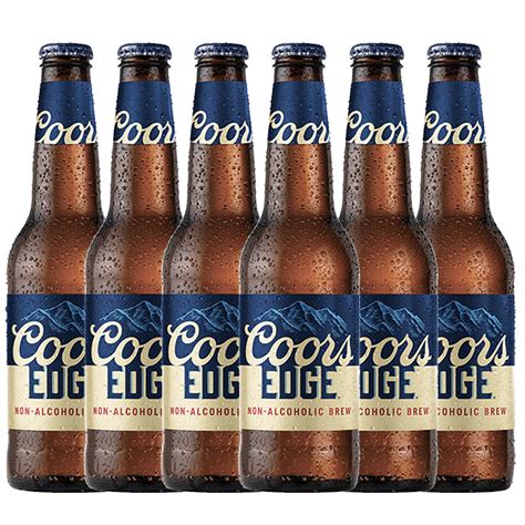 Amazon.com : Coors Edge Non-Alcoholic Beer - 6 Pack 12oz Bottles ...