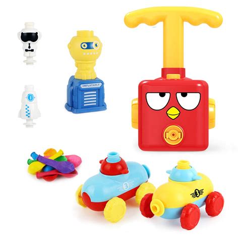 Buy YAAVAAW Balloon Car Toy Launcher Set,Balloon Powered Launch Car ...