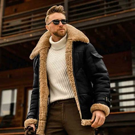 Aero Men's B3 Bomber Jacket | | Top Quality Leather Jacket