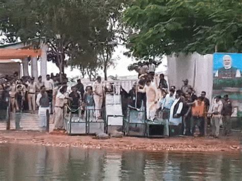 CM Mohan Yadav releases 6 crocodiles into the Narmada River Declares ...