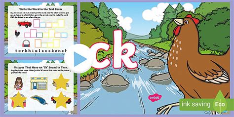 ‘CK’ Sound Words Ι Phonics Ι Blends and Digraphs Ι Twinkl.