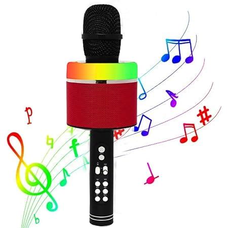 VIL Singing Mike Bluetooth 4.2 Karaoke Live LED Colorful Lights ...
