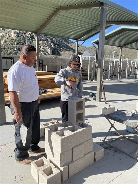 Tahquitz High School Masonry Demo