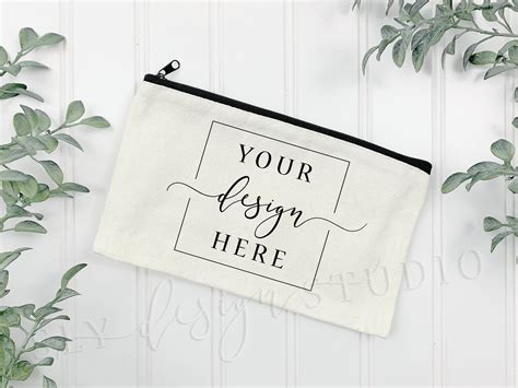 Canvas zipper pouch new arrivals