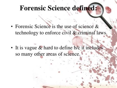 Misting Forensic Science Definition 的图像结果