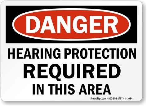 Image result for Hearing Protection Signage