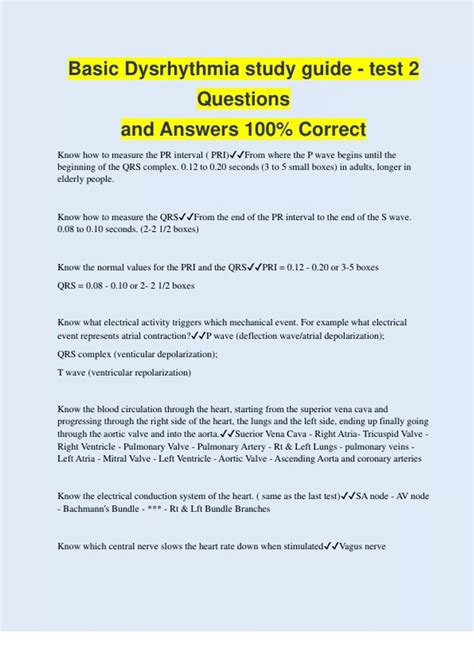 Basic Dysrhythmia Practice Test 的图像结果