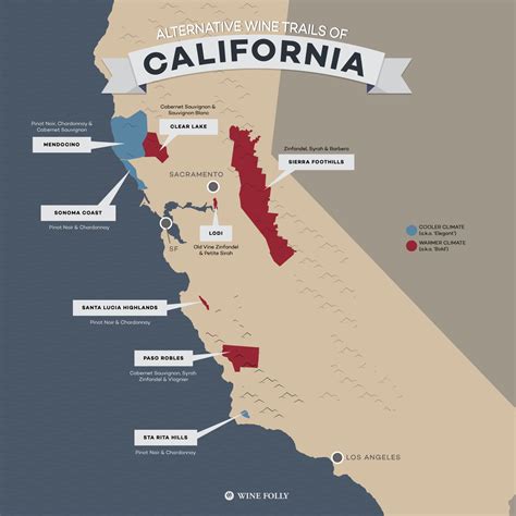 Map Of California Wineries