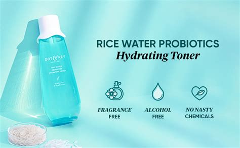 Dot & Key Rice Water Hydrating Toner With Hyaluronic | Rice Water Toner ...