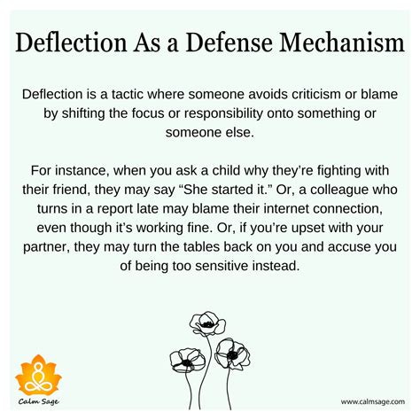 The Psychology Behind Deflection As a Defense Mechanism