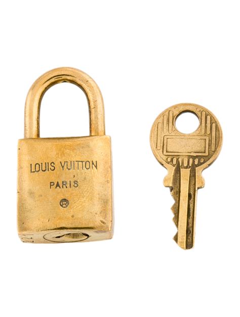 Louis Vuitton Brass Lock & Key Set - Gold Bag Accessories, Accessories ...