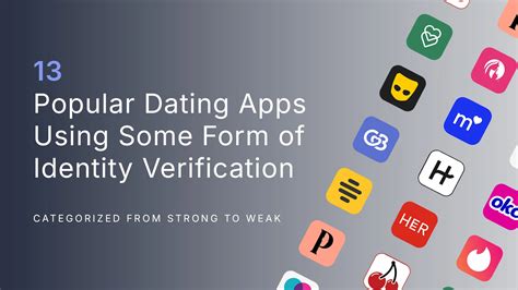 Which dating apps have identity verification?