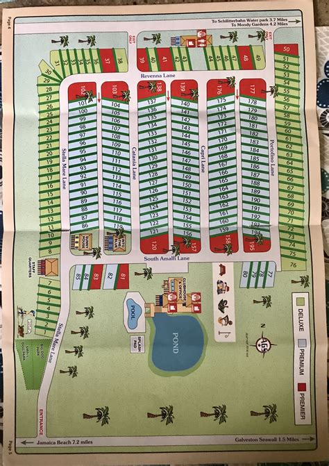 Galveston Island Rv Resort Map at Beverly Calvo blog