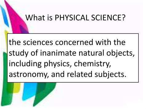 Physical science | PPTX